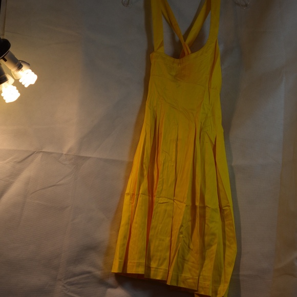 Yellow Sundress Calvin Klein Sizes 4 & 6 NWT - Picture 2 of 8